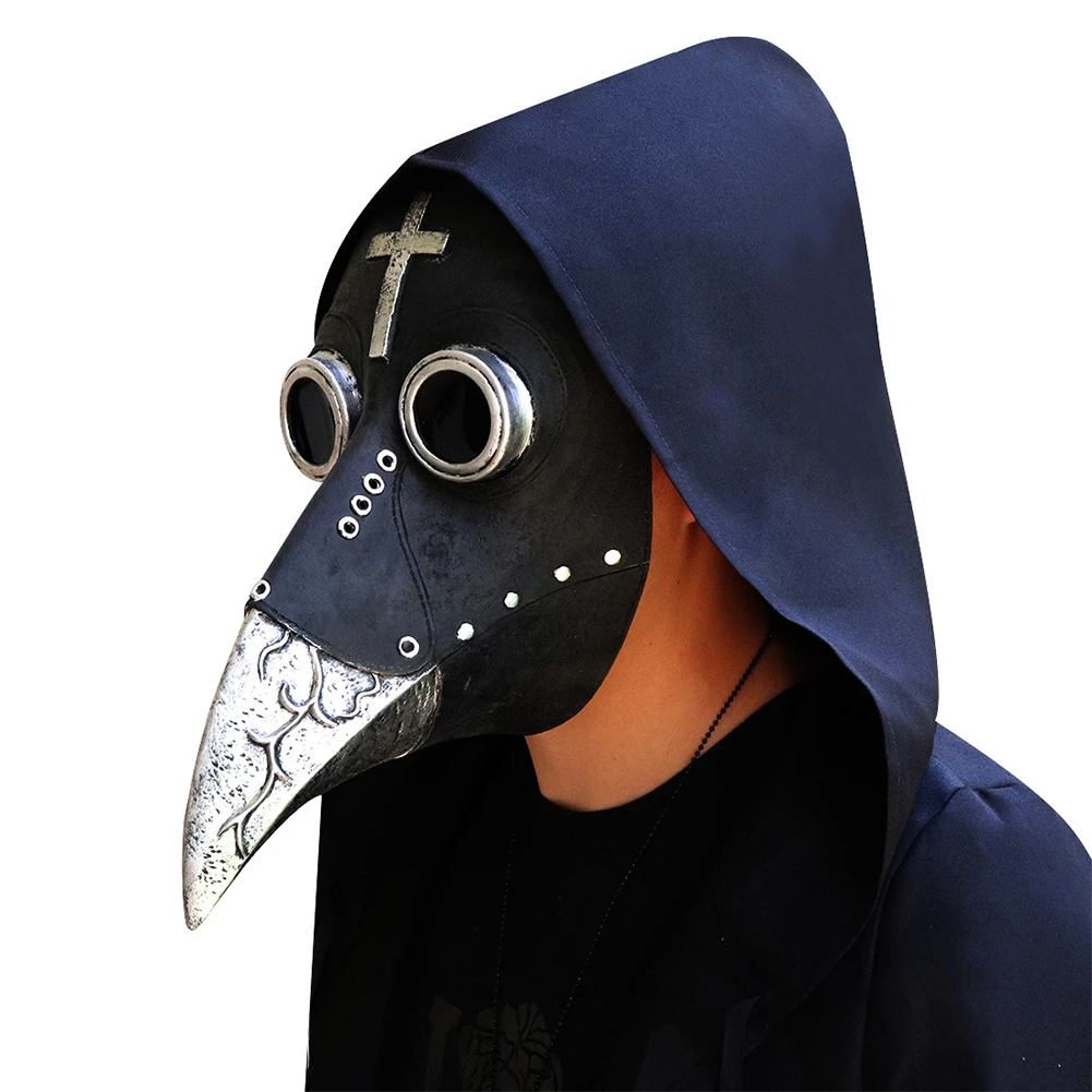 Halloween Plague Doctor Mask Punk Retro Plague Long Nose Birds Beak Crow Beak Doctor Mask Party Cosplay Ball Costume Props Boys Costume Accessories Aliexpress - roblox plague doctor hood