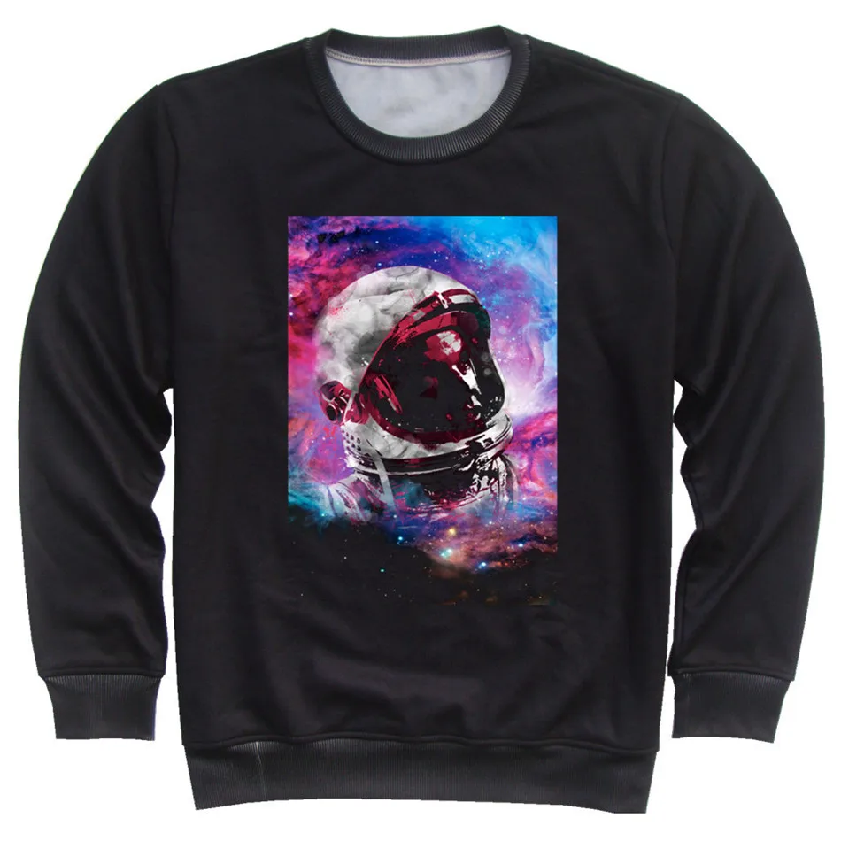 4-13 Years Old Children Black 3D Hoodies Galaxy UFO Cat Tiger Bear Animal Print Boys Girls Sweatshirts Spring Kids Pullover - Цвет: as picture show-205