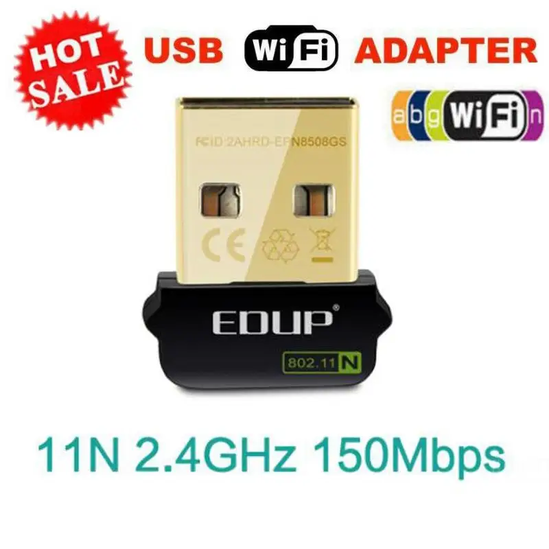 USB Wifi адаптер 150 Мбит/с Wi fi Адаптер 2,4 ГГц Встроенная антенна USB Ethernet ПК сетевая карта USB Lan Wifi ключ Wifi приемник