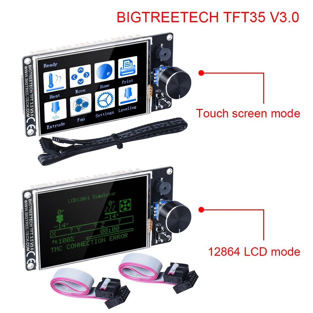 Pаспродажа BIGTREETECH TFT35 V3.0 сенсорный экран 3,5 дюймов с wifi 12864 ЖК дисплей режим панели для MKS SKR V1.3 Pro Ender 3 5 3D доска