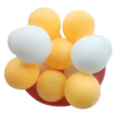 60 шт./компл. 40 мм Профессиональный мячик для пинг-понга легкий Коррозионностойкий прочный влагостойкий ПВХ Тренировочный мячик для