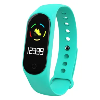 

IP67 M3S Color Screen Fitness Tracker IP67 Waterproof Blood Pressure Heart Rate Monitor Smart Bracelet Band