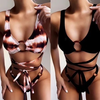 

Swimsuit Bikinis 2020 Push Up Women Push-up Bra Bikini Set Swimsuit Low Waist Bathing Suit Swim Bathing Suit Beachwear Swimwear