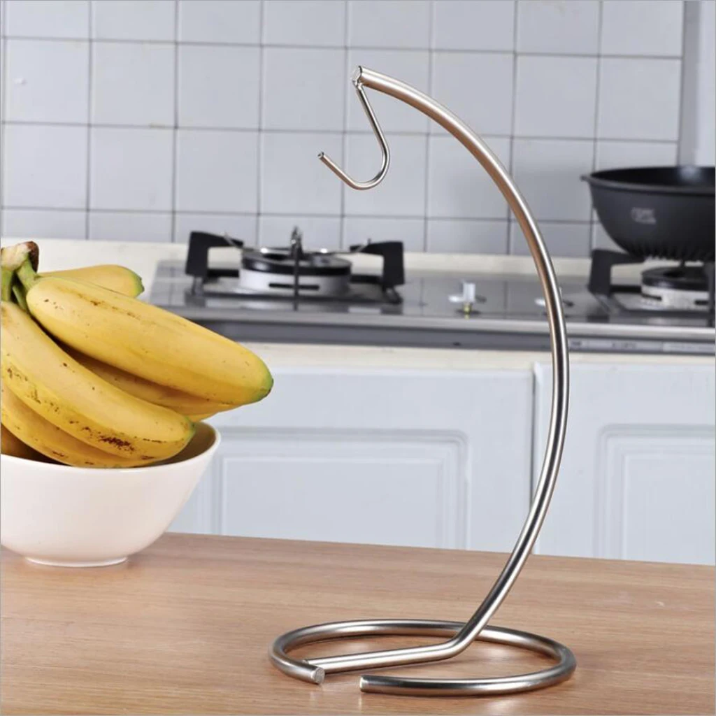 Banana Tree Hook Hanger Fruit Holder Kitchen Storage Rack Stand Organiser