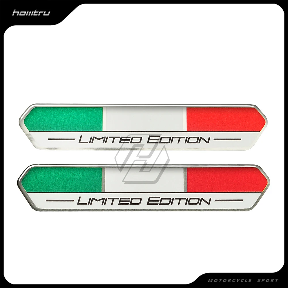 Italy Flag Limited Edition Sticker Motorcycle Tank Decal Case for Vespa Aprilia Ducati 1098 1099 1199 1299 696 Panigale limited edition decal motorcycle 3d adhesive sticker waterproof sunscreen universal moto refit sticker for vespa honda ducati