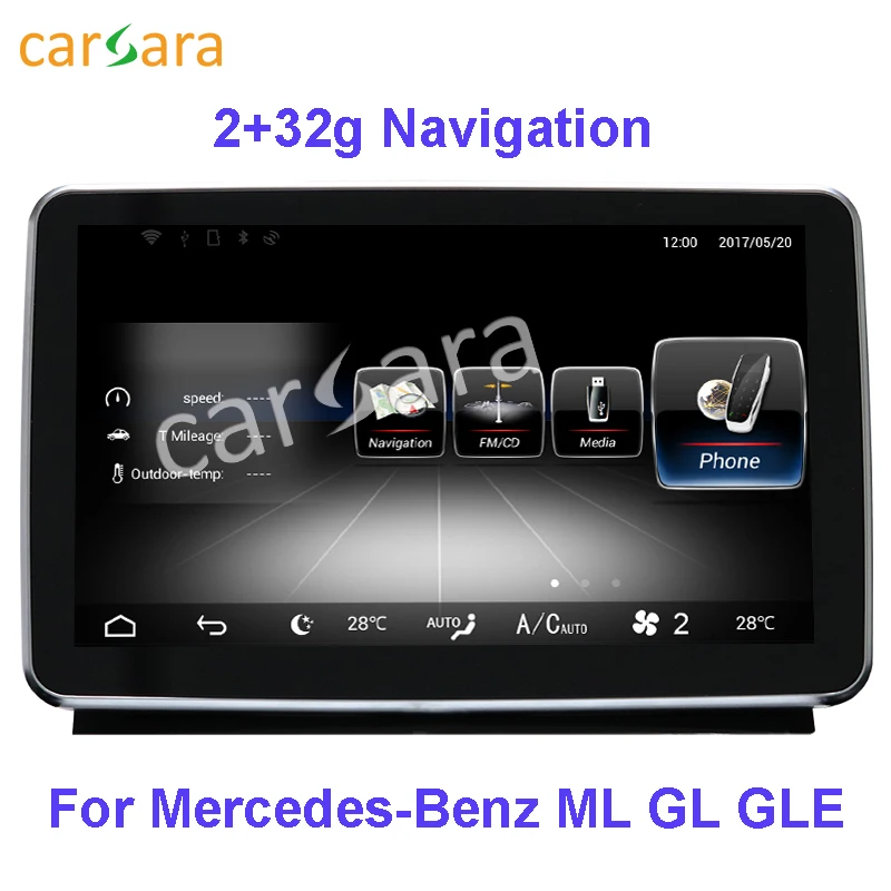 8 4 &quotцентральный дисплей 2 Гб ОЗУ 32 ПЗУ для Mercedes ML W166 GL X166 2012 2013 2014 2015 GLE