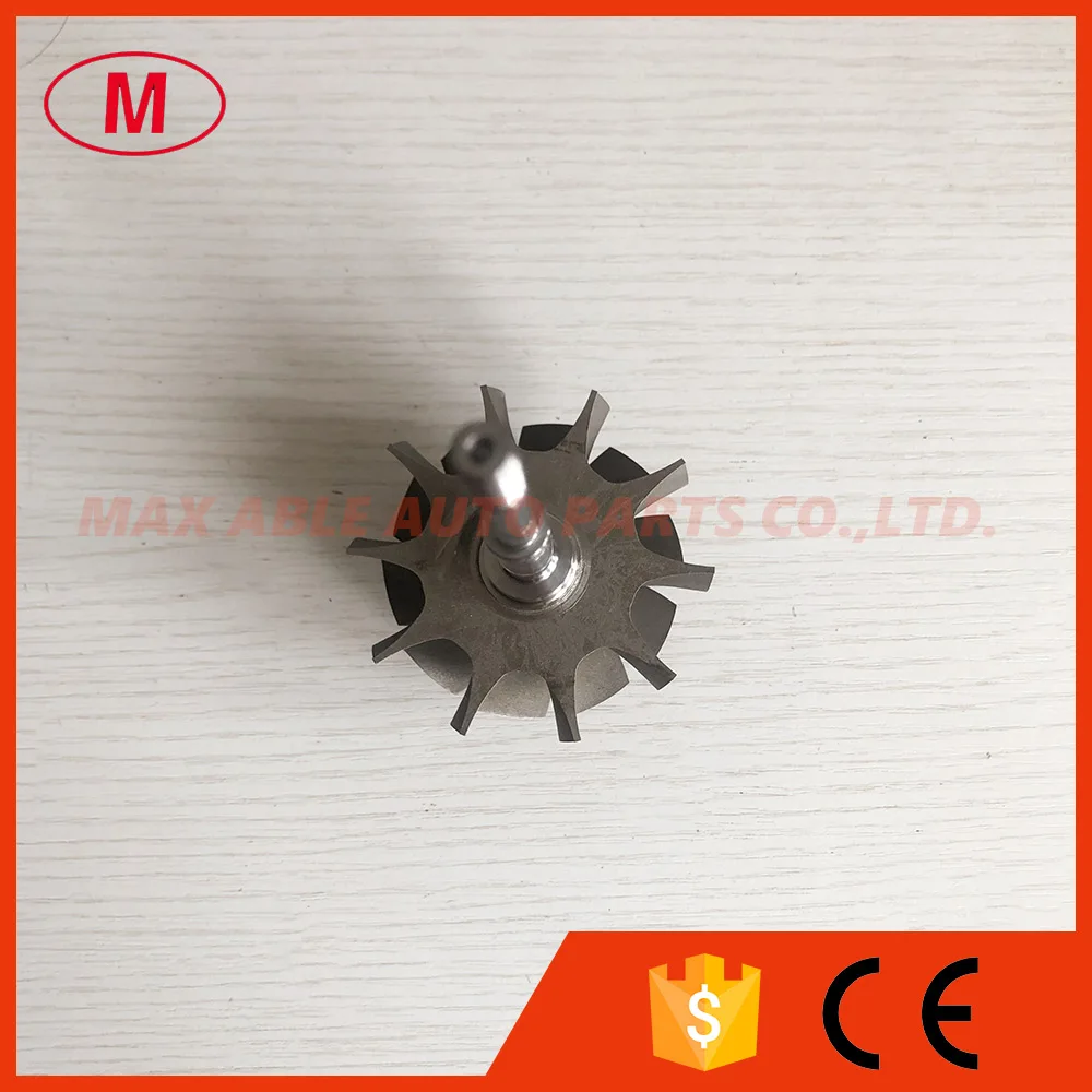 PTE6266 T04E 65.8/74.17mm 10 blades Turbo turbine wheel shaft / turbine shaft&wheel for turbocharger Cartridge