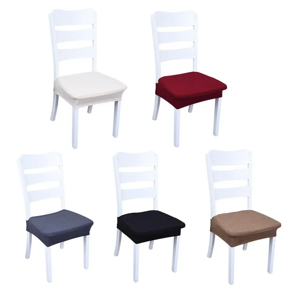 

Household Waterproof Chair Cover Simple Fabric Stretch Split Stool Cover Seat Cover for dinning room restaurant hotel
