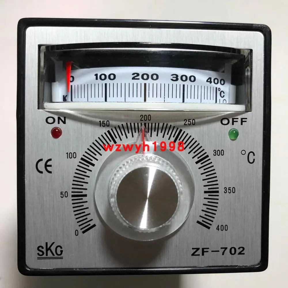 

Brand new original Taiwan SKG pointer thermometer SKG ZF702 electronic temperature controller SKG ZF-702 K 200 ℃ 400 ℃