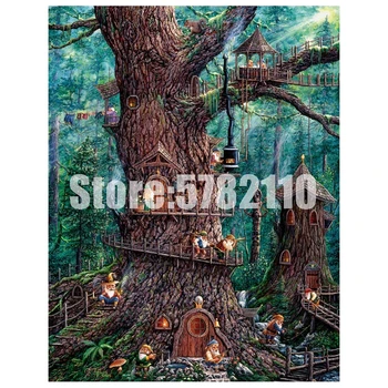 

5D Diy Diamond Painting Cross Stitch Diamond Embroidery Forest Gnomes Diamond Mosaic Full Square Drill Gifts Handmade Picture