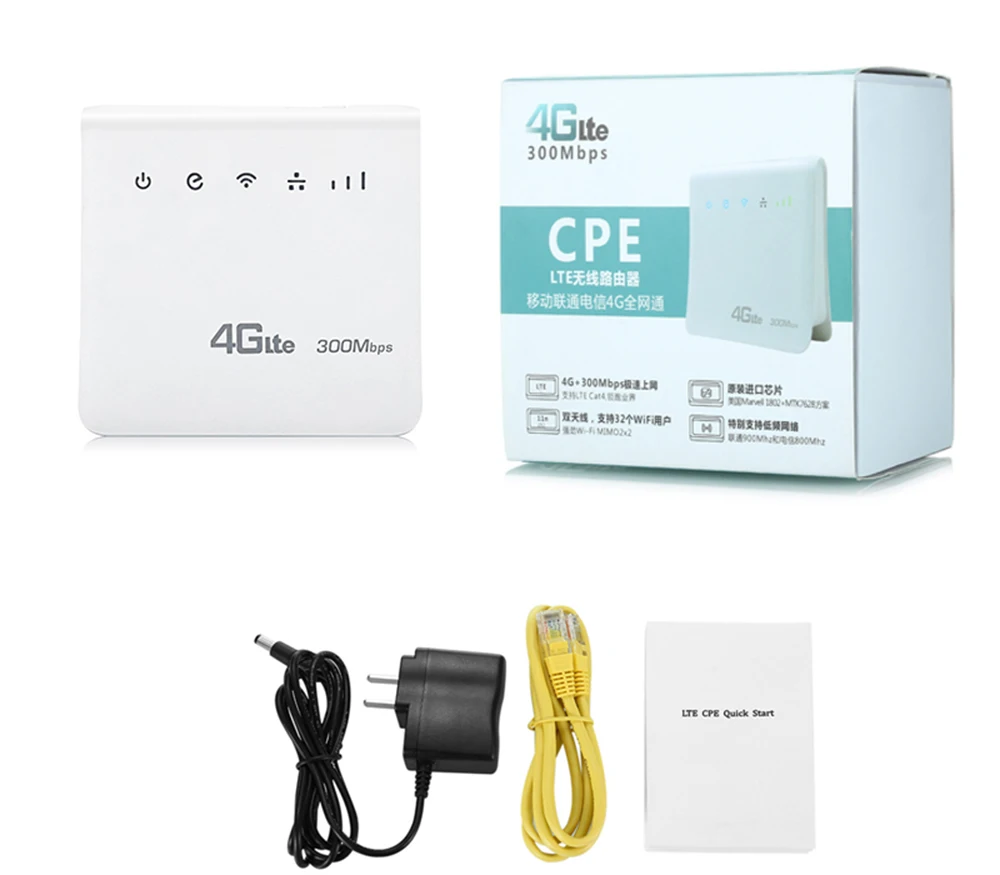 Móvel sem Fio Gateway com Porta Tdd de Banda Wifi Roteador Fdd Larga Desbloquear Hotspot Dongle Mifi Lan Cat4 300mbps D921 3g 4g Lte Cpe 13 High Quality Computador e Escritório