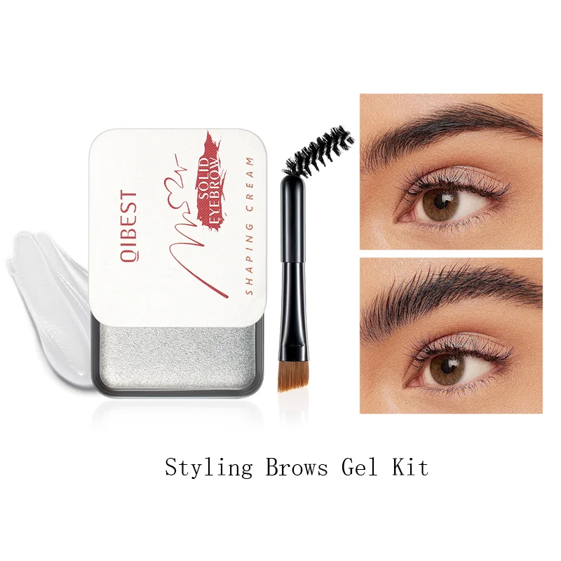 3D Eyebrow Setting Styling Balm Soap kit Long-lasting Transparent Shaping Gel Super Hot Tint Wild Stick Brows Comestic W/Brushes | Красота и