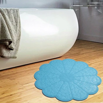 

Practice Non Toxic Decoration Shower Suction Cup Durable Mildew Resistant Anti Slip Bath Mat Home Flower Shape Rubber Safety