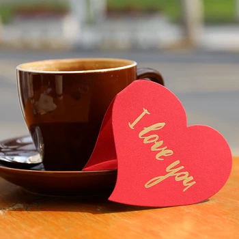 

10pcs Love Popupcard Birthday Thank You Cards Faire Part De Mariage Wedding Thank You Cards Christmas Folding Type Festivals