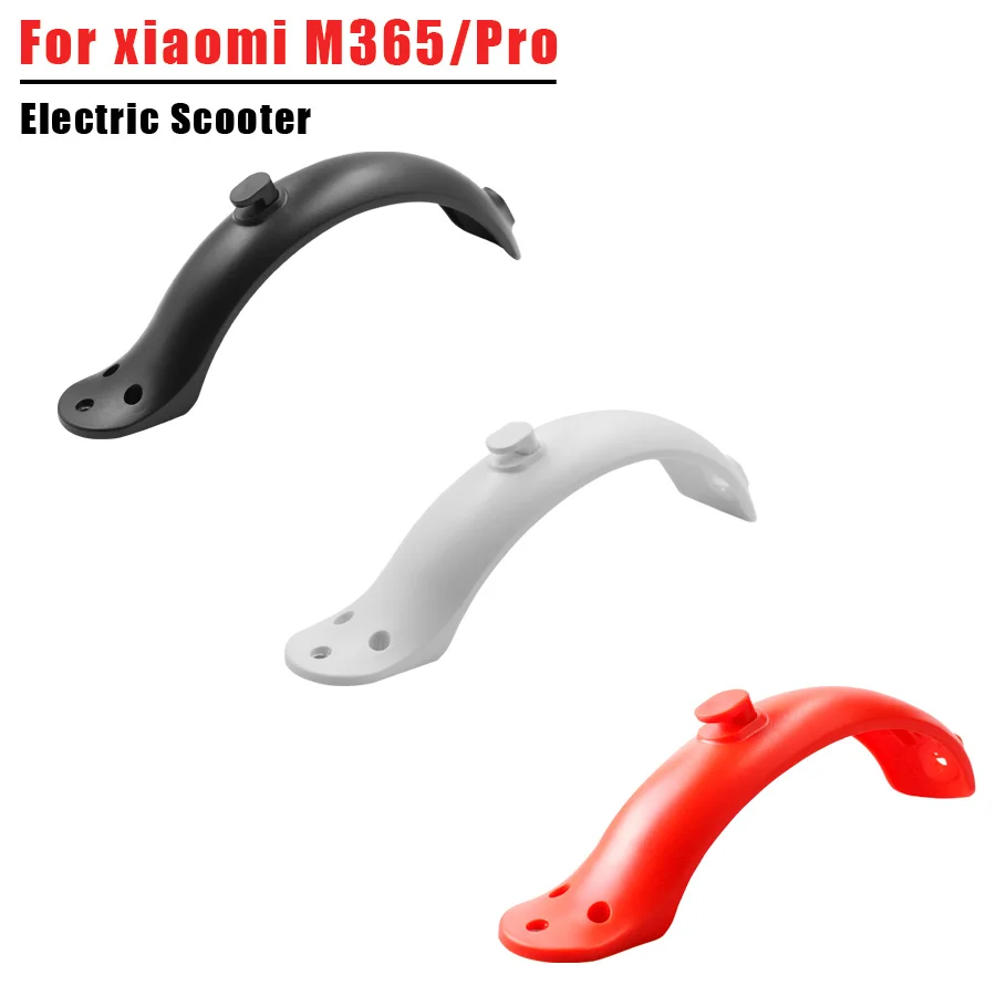 Durable Rear Mudguard Fender Guard for Electric Scooters - Available in Red, Black, and White