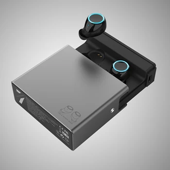 

MIJA V7 TWS Wireless Bluetooth Headset with 2500mAh Battery Charging-Box Frequency 2.4GHZ-2.48GHZ 3D Stereo Sports for phones