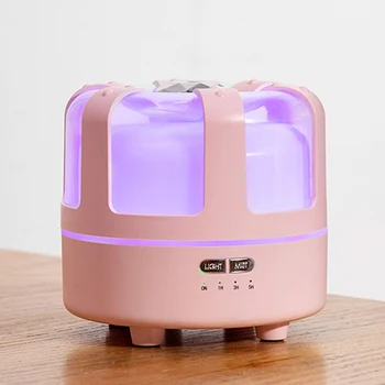 

Mini Ultrasonic Air Humidifier Aromatherapy Essential Oil Diffuser Ambient Night Light for Home Bedroom Office