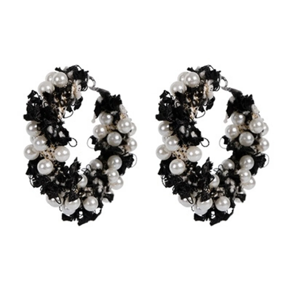 

Korea Jewelry Fashion Classic Korean Hoop Circle Ear Ring Earrings For Women Female Exaggerated Metal Round Hoop Earrings