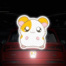 С рисунком свинки Светоотражающие Стикеры для автомобиля ночного вождения лента безопасности нуля модификации е-скутер способный преодолевать Броды украшения сделаны с 3 м