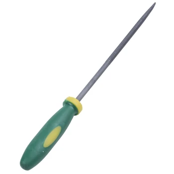 

6 Pcs Plastic Handle Flat Square Round Needle Files Set