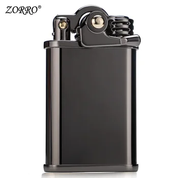 

Lighter Rocker Windproof Creative Retro Grinding Wheel Ignition Personality Lettering Custom For Boyfriend