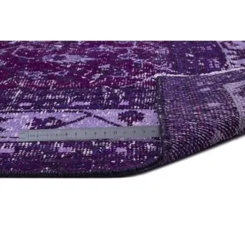 

Handmade Purple Vintage Overdyed Turkish Area Rug 190x320 Cm-6'3''X10'6''