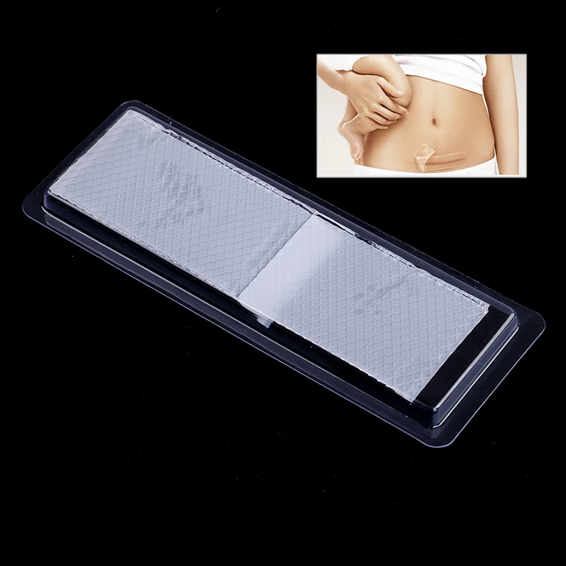 White Removal Cesarean Silicone Scar Away Patch Gel Sheet Wound Marks Skin Scars Therapy Treatment 12cmx3.5cm 1PCS