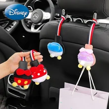 Disney Mickey Mouse oparcie fotela samochodowego Cute Cartoon wielofunkcyjny tylny samochód niewidoczny hak przechowywanie kaczor Donald tanie tanio CN (pochodzenie) Jednoczęściowy pakiet