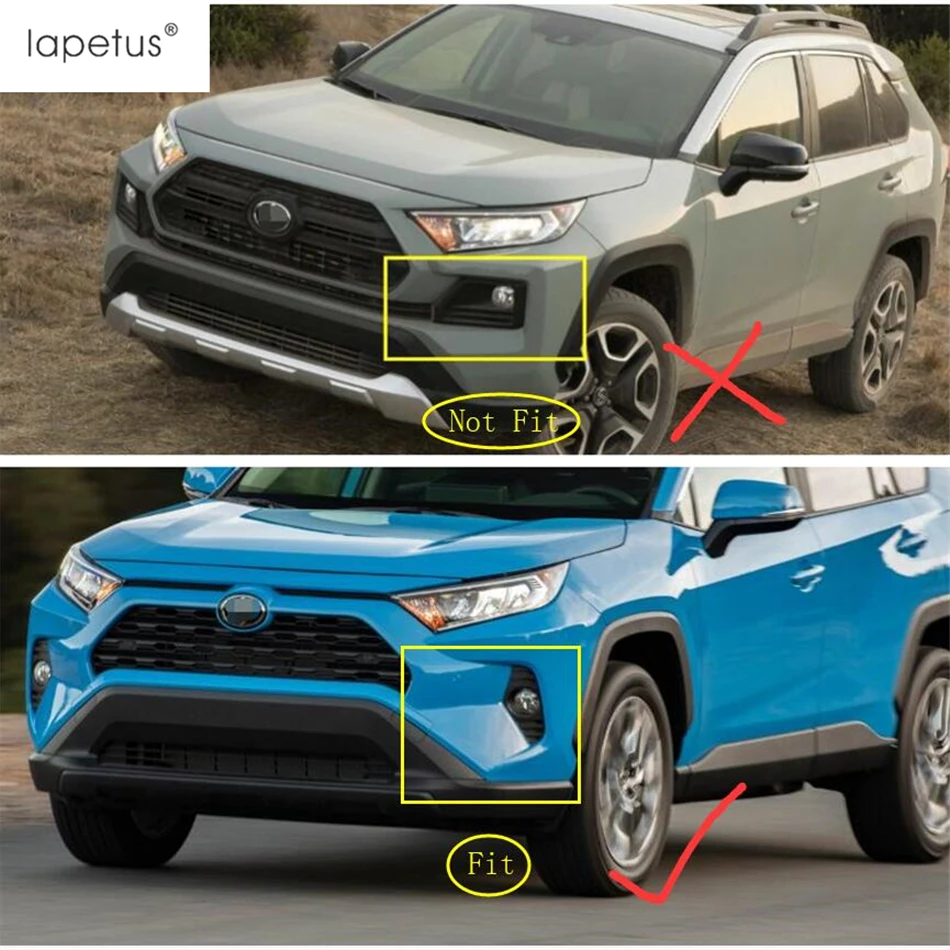 Lapetus для TOYOTA RAV4 Previa RAV 4 XA50 2019 2020 2021 передние Противотуманные фары лампы Ring Frame Cover N/A