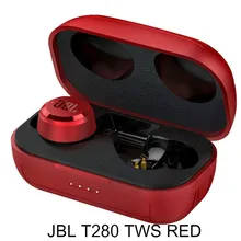JBL T280TWS в ухо беспроводной Bluetooth V5.0 наушники спортивные IPX5 Водонепроницаемый стерео музыка динамический наушник с зарядным устройством