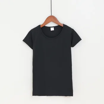 

2019 Cotton High Quality T Shirt Women T-shirts Female Casual Short Sleeve T-shirt Women