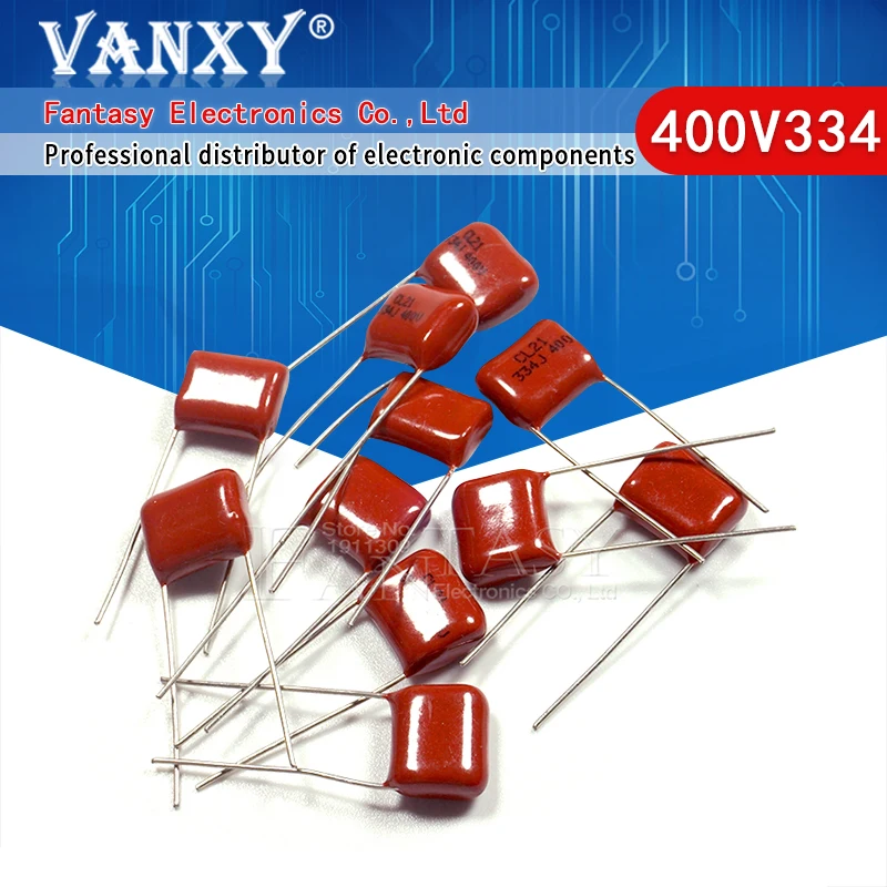 20 pz CBB22 334J400V 400V334J 330nF 400 V 5% P10