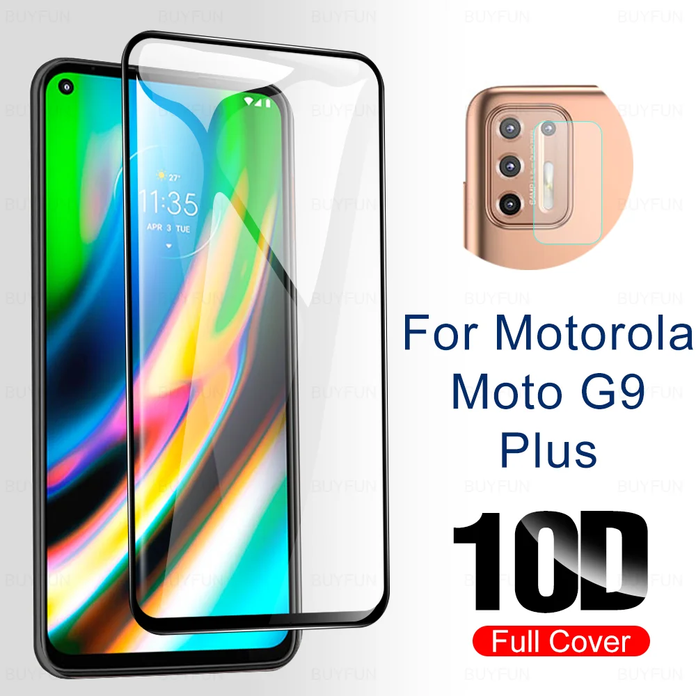 Адаптер 2-в-1 для Motorola Moto G9 плюс играть Экран протектор переднего сиденья +