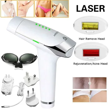 

2 in1 IPL Laser Hair Removal Machine Laser Epilator Hair Removal Permanent Bikini Trimmer Electric Photo depilador a laser