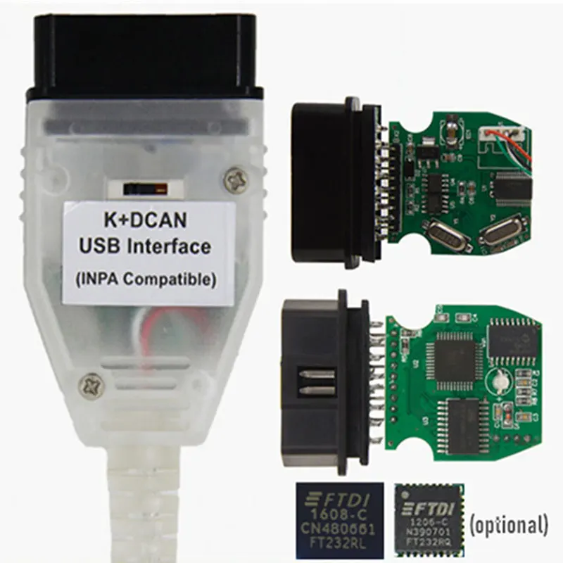 2020 лучшее качество FT232RL полный чип PCB для BMW INPA K DCAN + может USB Диагностический