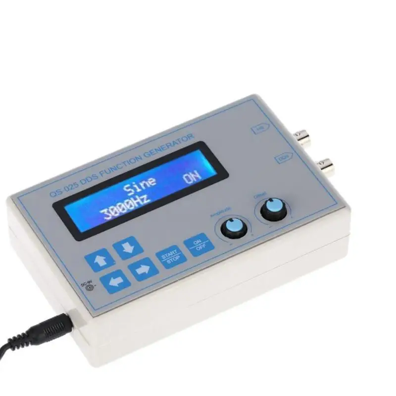 

1Hz-65534Hz 1602 LCD Display Triangular/Square/Sine Wave Signal Generator Module Maximum frequency output 8 MHz DC 9V