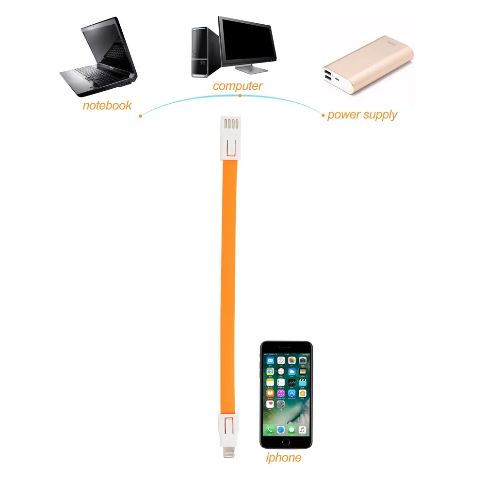 Брелок для ключей с Micro USB зарядным кабелем подарок друга многофункциональный