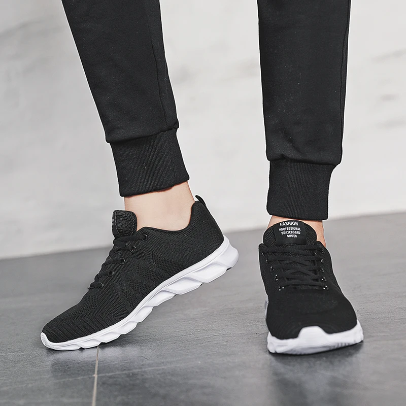SMS 2020 New Men Shoes Men Sneakers Men Sports Shoes Slip On Male Mesh Couple Flats Breathable Outdoor Walking Men Running Shoes