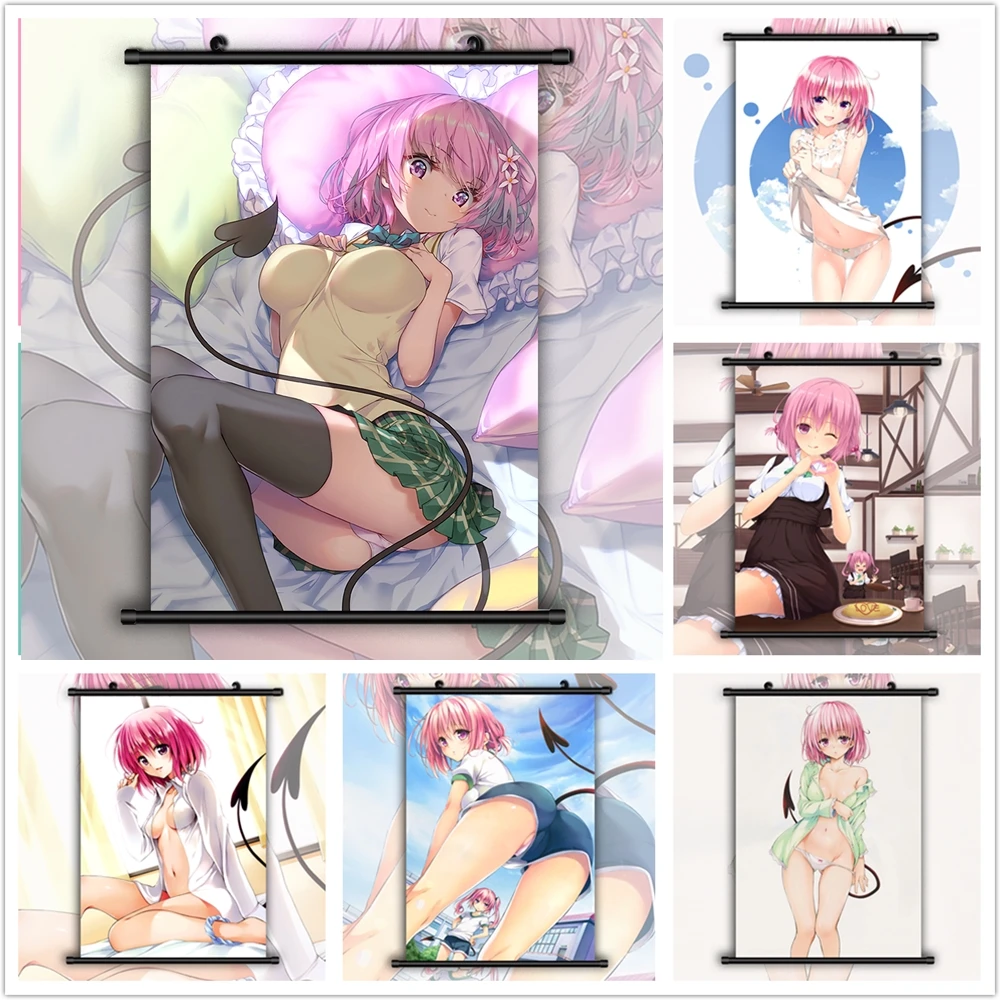 To Love Ru Momo Velia Deviluke Аниме Манга HD печать на стене плакат свиток | Дом и сад