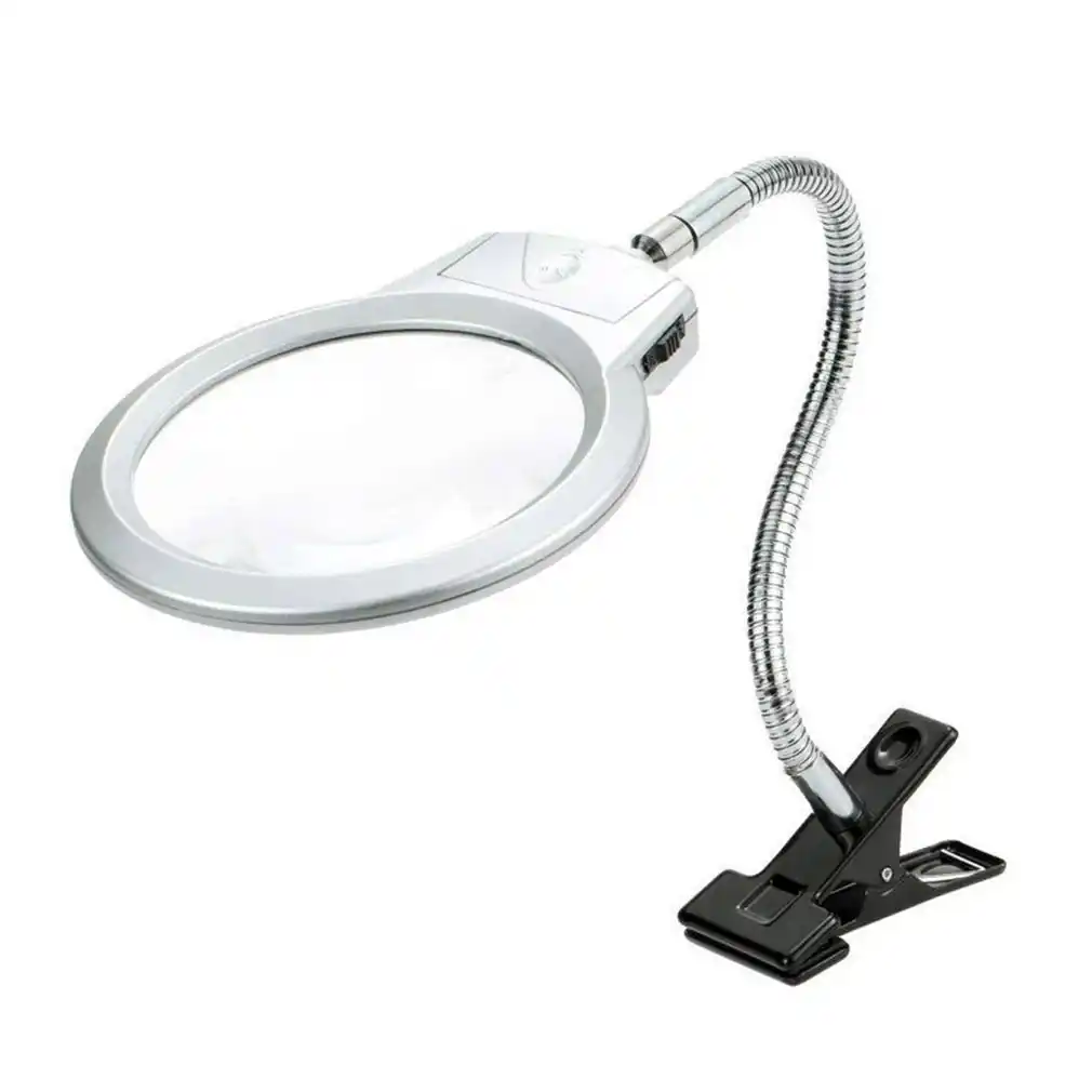 desktop illuminated magnifier