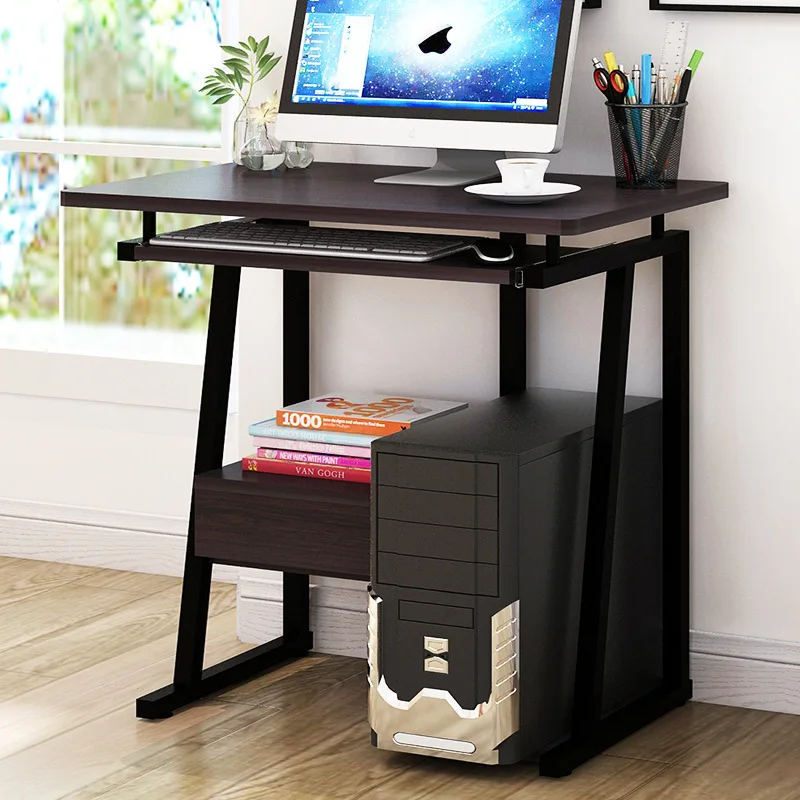 

Computer Table Computer Desktop Table Home Office Desk Student Desk Bookshelf Combination Simple Small Table on Behalf