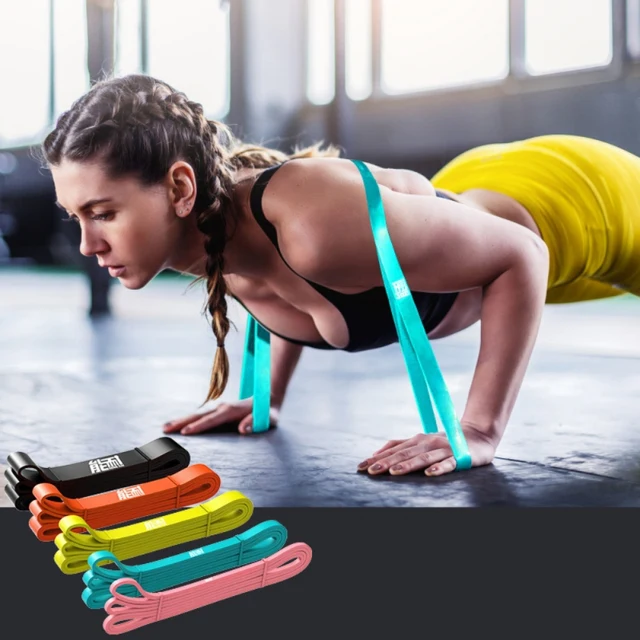 US $5.08 Resistance Bands Natural Latex Rubber Strong Resilience Wear Resistance Yoga Pilates Fitness Body B