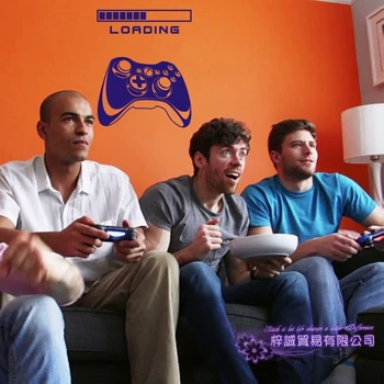 

Loading Decal Video Game Controller Sticker Play Decal Gaming Posters Gamer Vinyl Decals Decor Mural Video Game Wall Sticker