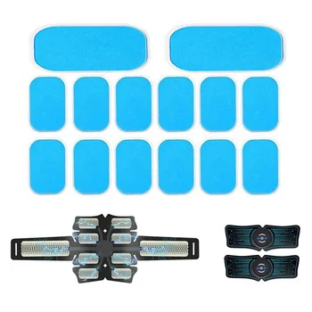 

14Pcs Replacement Gel Pads Sheet Abdominal Belt Toning Muscle Toner ABS Stimulator Hydrogel Pads Sticker AB Trainer Accessories