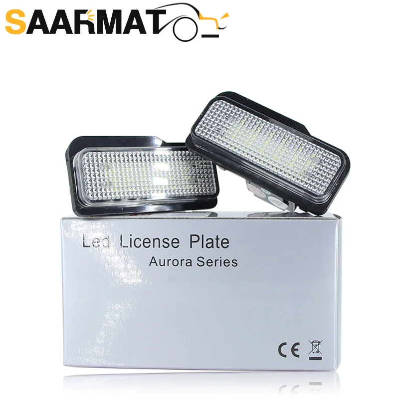 LED CANBUS No Error License Plate Light Base Bulb for Mercedes-Benz W203 5D W211 W219 Car Number Plate Lamp No Hyper Flash White led lamp bulb base