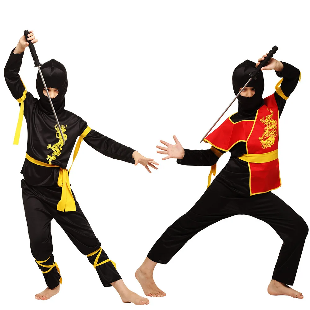 Детские комплекты одежды Ninjago костюмы ниндзя для рождественской вечеринки