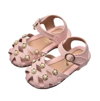 

Kids Shoes Girls Sandals Fashion Children Cut-out Princess Shoes Baby Girls Casual Woven Sandals Breathable Shoe