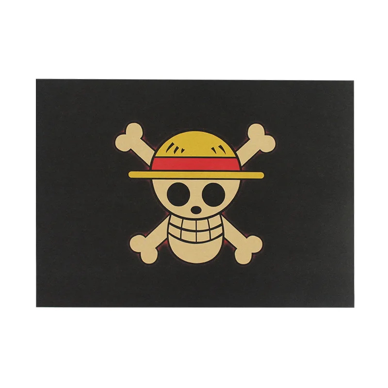 

[A1182] One Piece Banner Nostalgic Retro Kraftpaper Poster Bar Cafe Decorative Painting