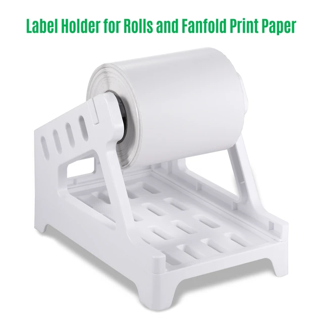 Label Roll Holder Thermal Label Rolls Holder For Fan-Fold Labels Sticker  Roll Holder For Desktop Label Printer Label Stand - AliExpress