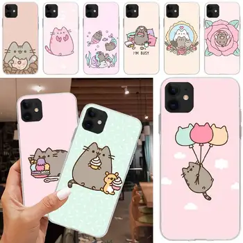 

LJHYDFCNB Pusheen Cat DIY Printing Phone Case cover Shell For iPhone 5C 5 5S SE 7 8 plus X XS XR XS MAX 11 11 pro 11 Pro Max